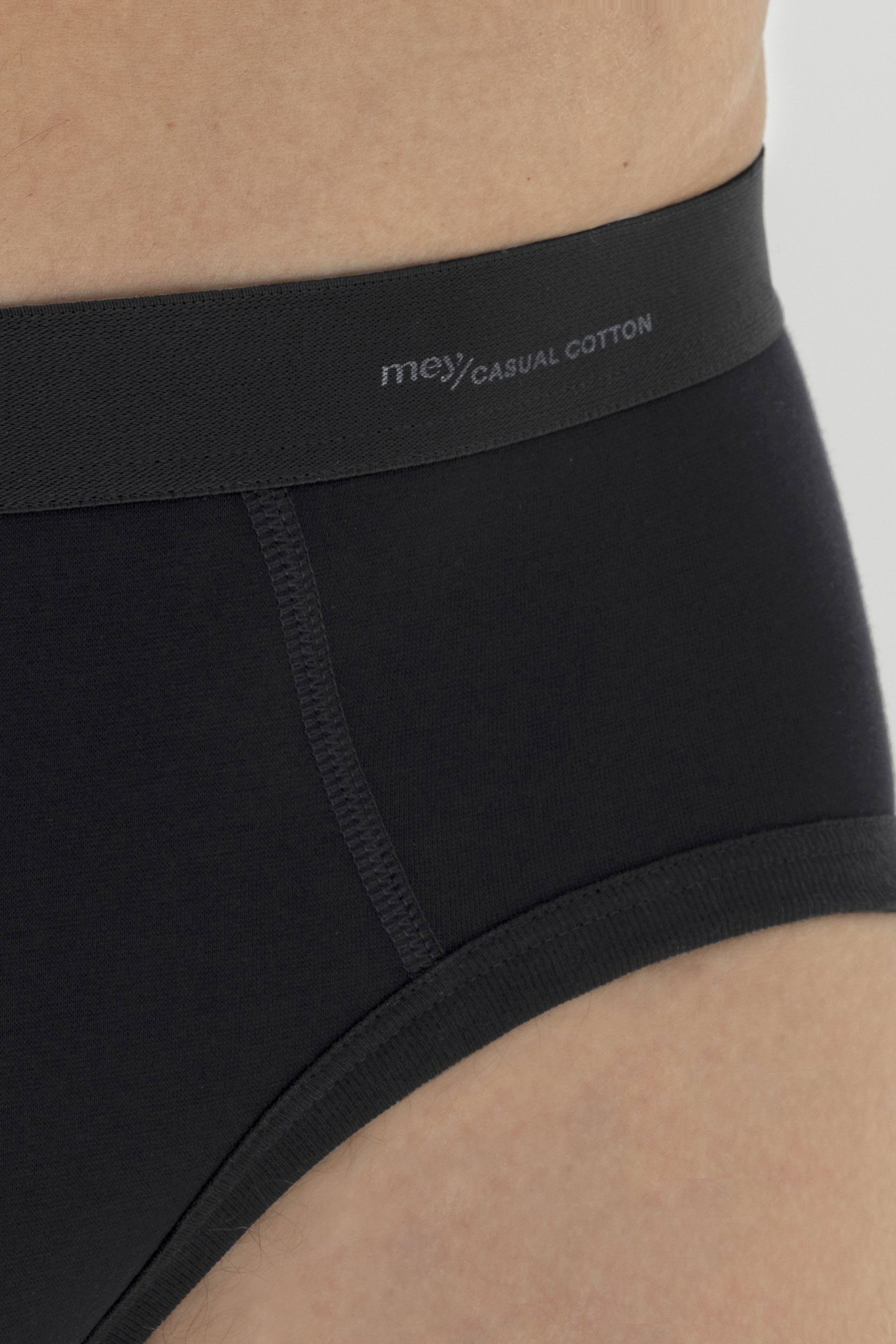 Mey Minislip Mey Herren Slip Serie Casual Cotton Uni (1-St., 1) Klassischer Slip, Gemustert, Atmungsaktiv, Baumwoll-Mix