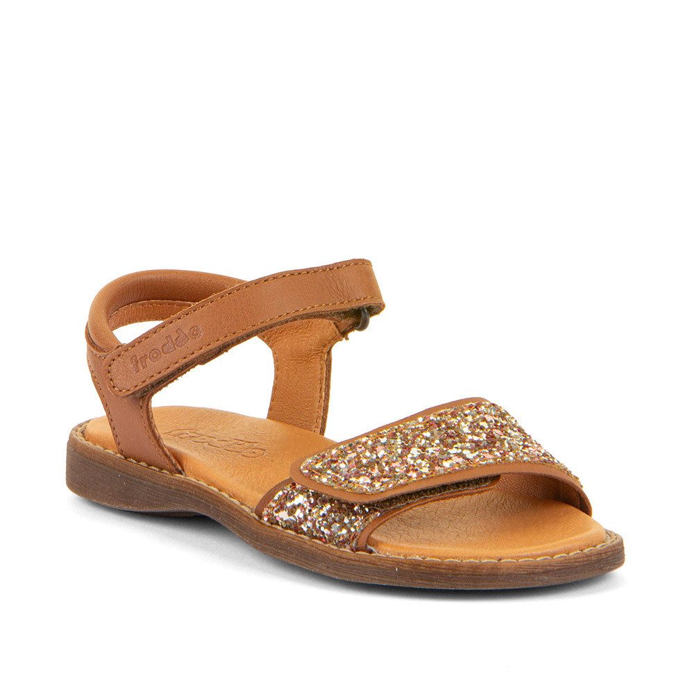 froddo® Lore Sparkle Sandale Sommerschuh, Klettschuh, Sandalette, mit zwei Klettverschlüsse