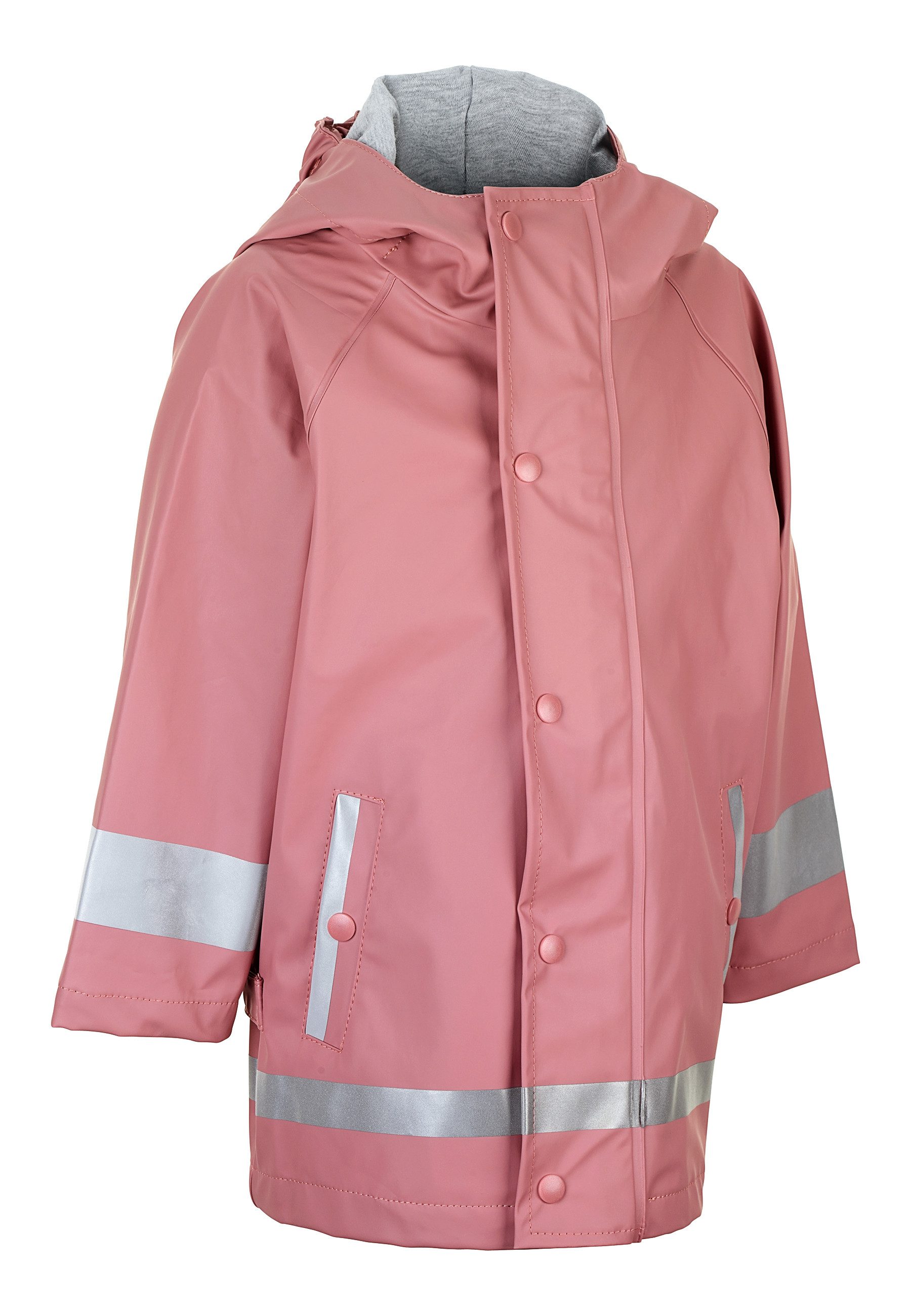 Sterntaler® Regenjacke Regenjacke ungefüttert uni (1-St) Wasserdichte Regenjacke mit verschweißten Nähten, Reflektoren & Zipper