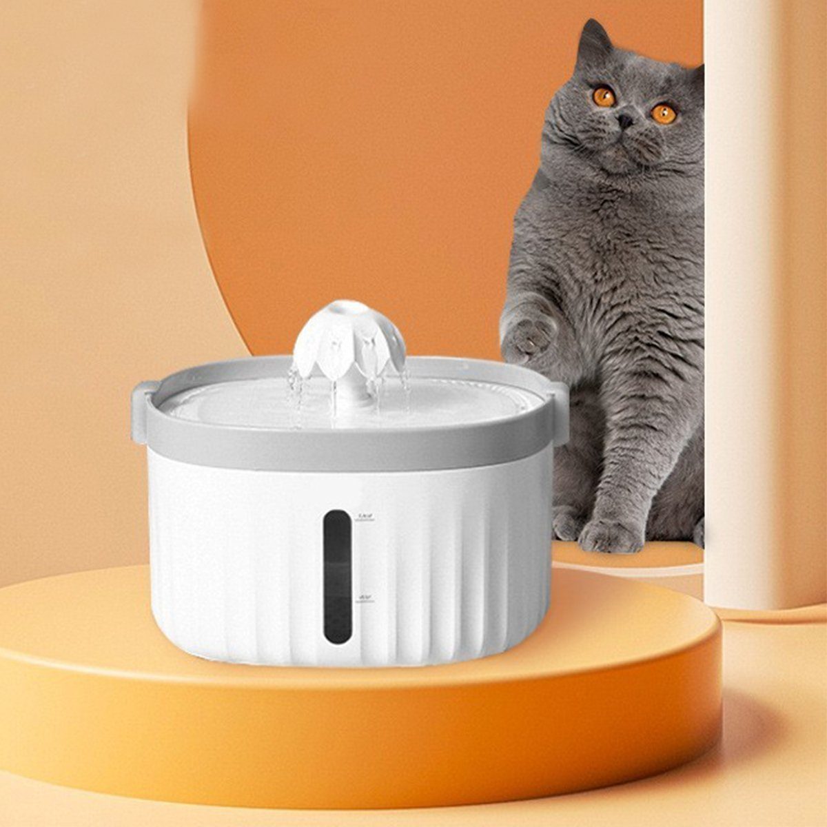Trinkbrunnen 2 L Katzen Trinkbrunnen Ultraleiser Automatische Katzenbrunnen