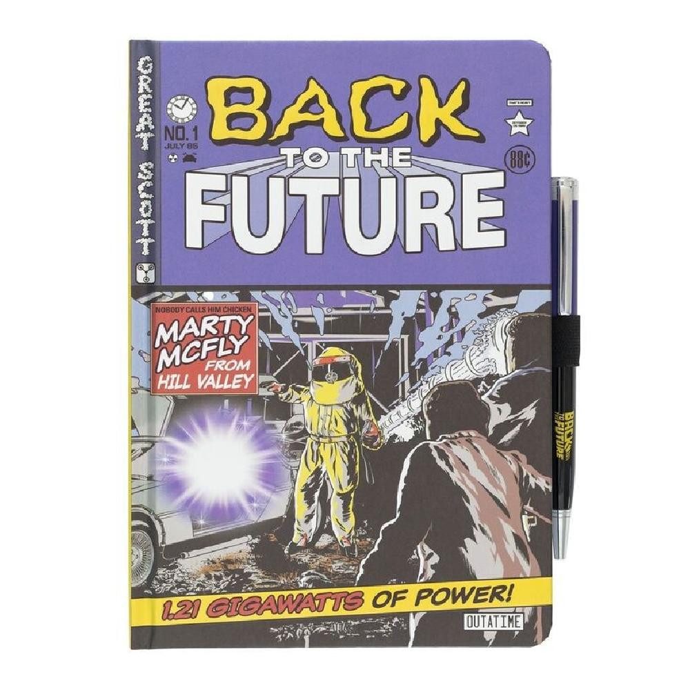 Grupo Erik Notizblock Back to the Future A5 premium Notizbuch + pen