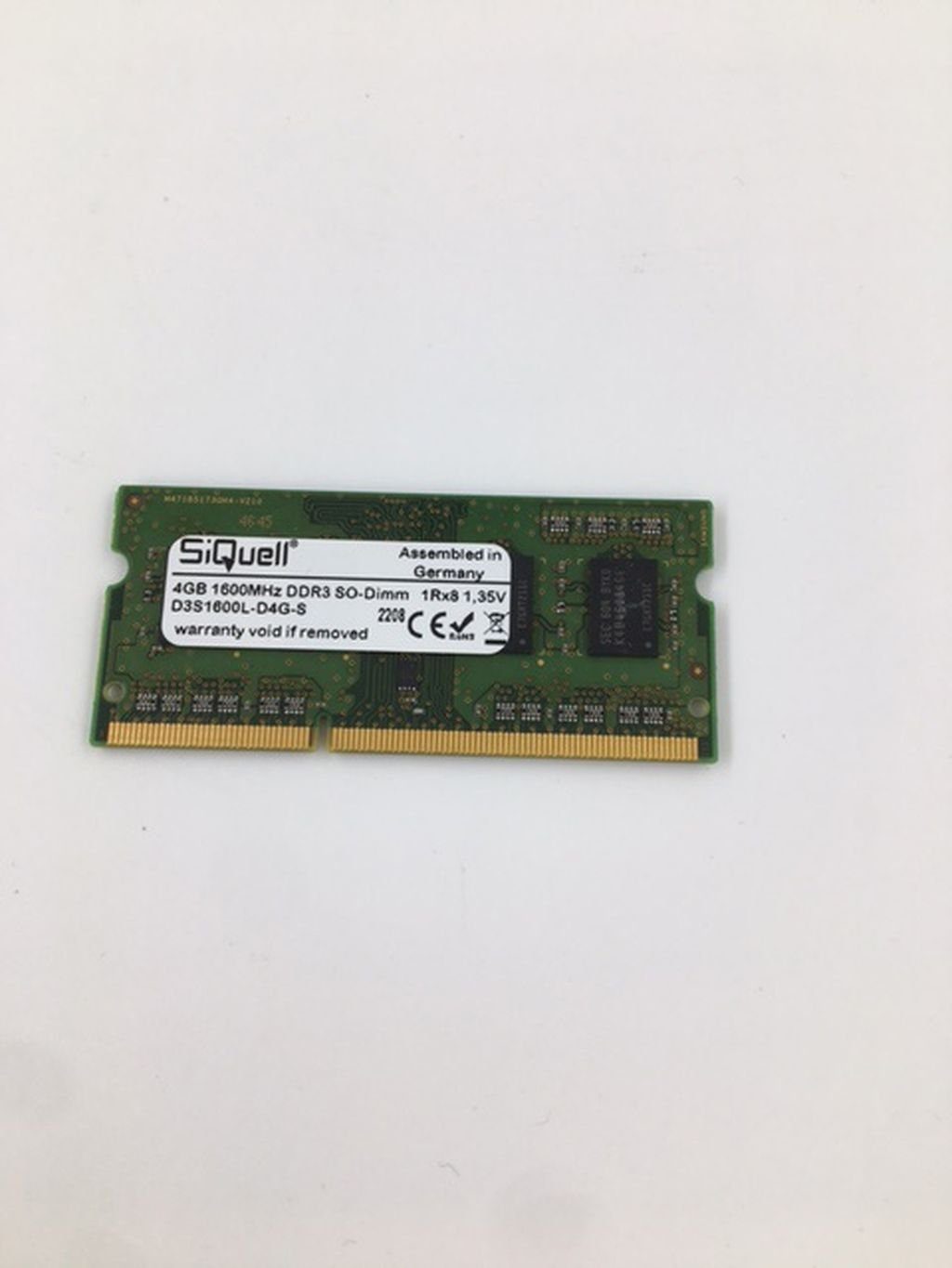SiQuell 4GB 8GB 16GB DDR3L PC3L-12800S 1600MHz 1,35V Samsung Laptop-Arbeitsspeicher (DDR3 PC3L-12800S 1600MHz 1,35V 204pin)