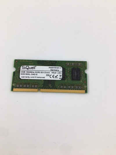 SiQuell 4GB 8GB 16GB DDR3L PC3L-12800S 1600MHz 1,35V Samsung Laptop-Arbeitsspeicher (DDR3 PC3L-12800S 1600MHz 1,35V 204pin)