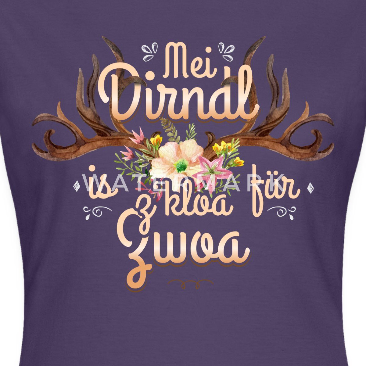 Spreadshirt T-Shirt Mei Dirndl Is Z günstig online kaufen