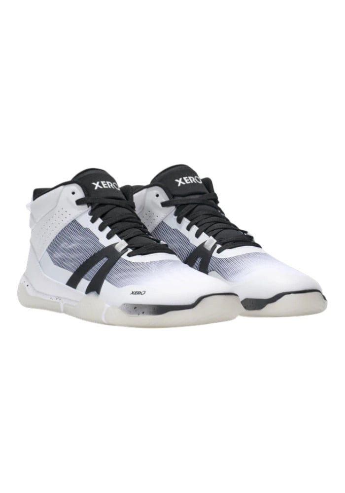Xero Shoes Barfussschuhe Indoor X1 Mid (Minimal-Basketball) weiss/schwarz Herren Fitnessschuh