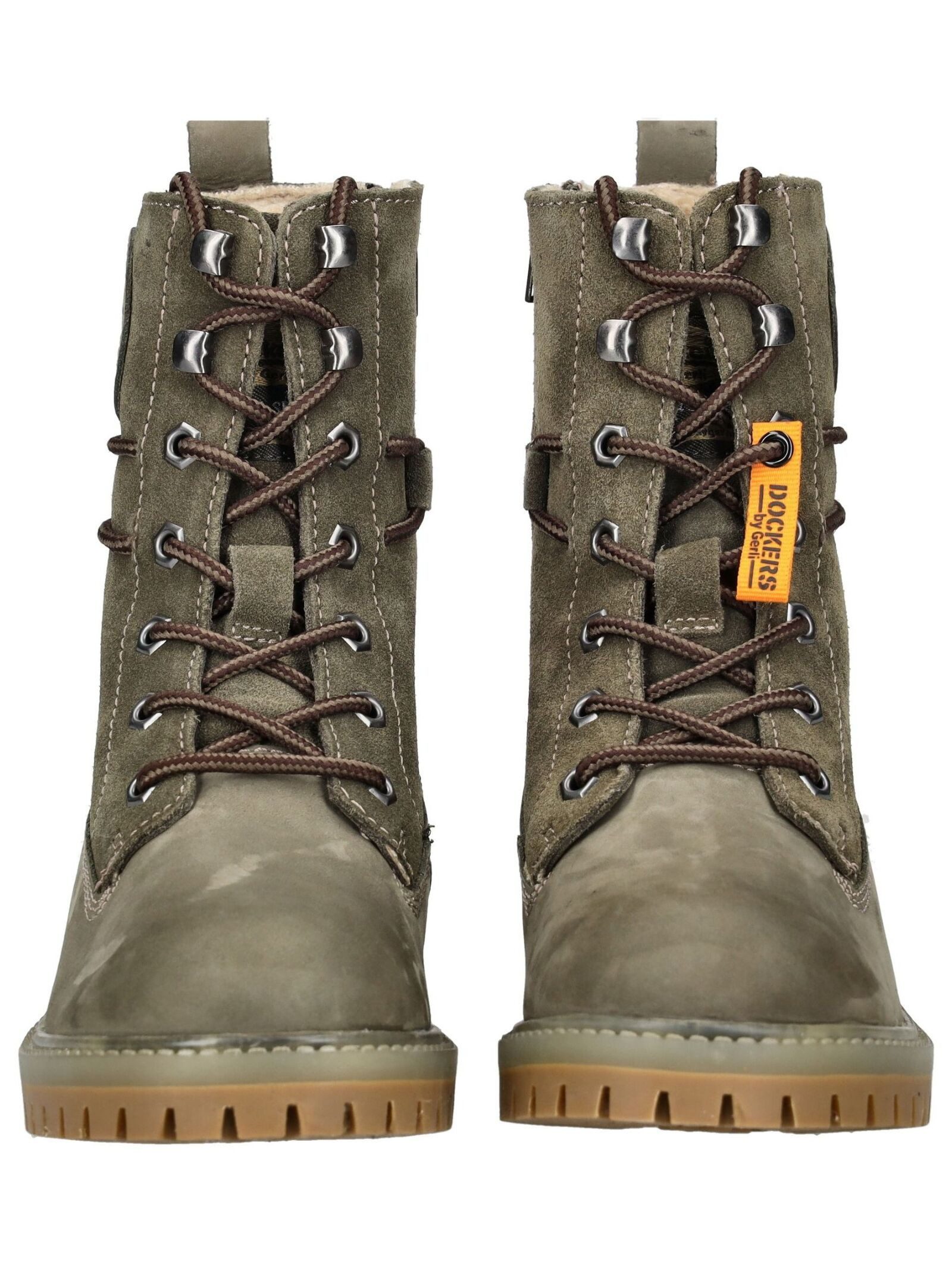 Dockers by Gerli Dockers by Gerli Stiefelette Nubukleder Schnürstiefelette – Bild 3 von 5