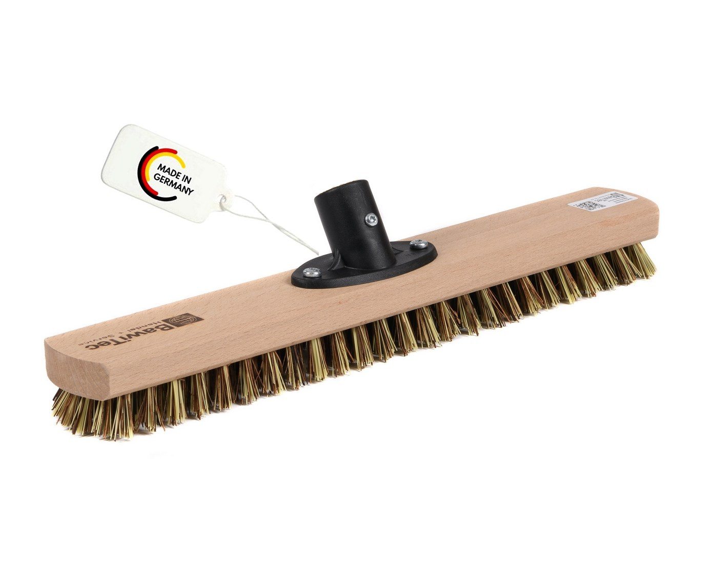 BawiTec Reinigungsbürste Schrubber 40cm Breit Großraumschrubber ohne Stiel Bodenschrubber, Fliesen, Terrassen, Stein, Marmor, Beton, Keramik, Extra Breit