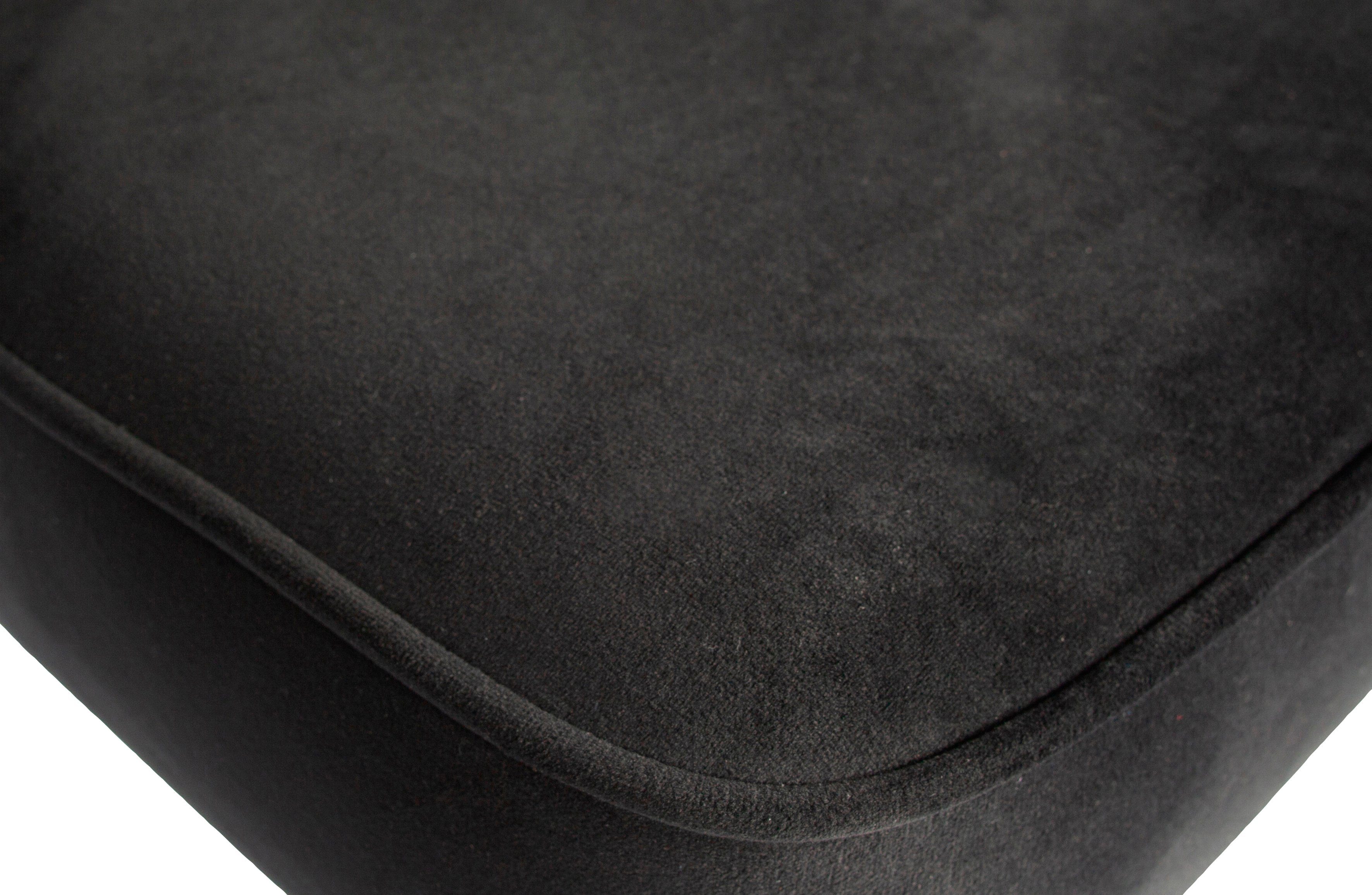 WOOOD Esszimmerstuhl Vogue Bezug mit Fußstütze und Metallgestell, H 89 x B 50 x T 55 cm (1 St), Matter Velvet-Bezug, Tragkraft 100 kg, Sehr hohe Verschleißfestigkeit