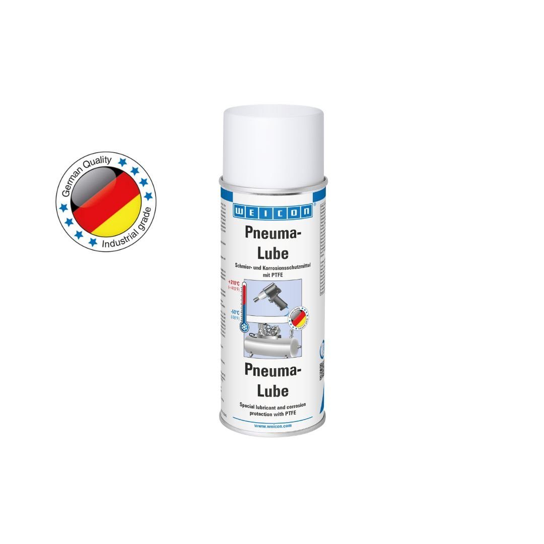 WEICON Schmierfett Pneuma-Lube, Schmier- und Pflegeöl für Druckluftwerkzeug, 400 ml, (Spraydose), hoher PTFE-Anteil
