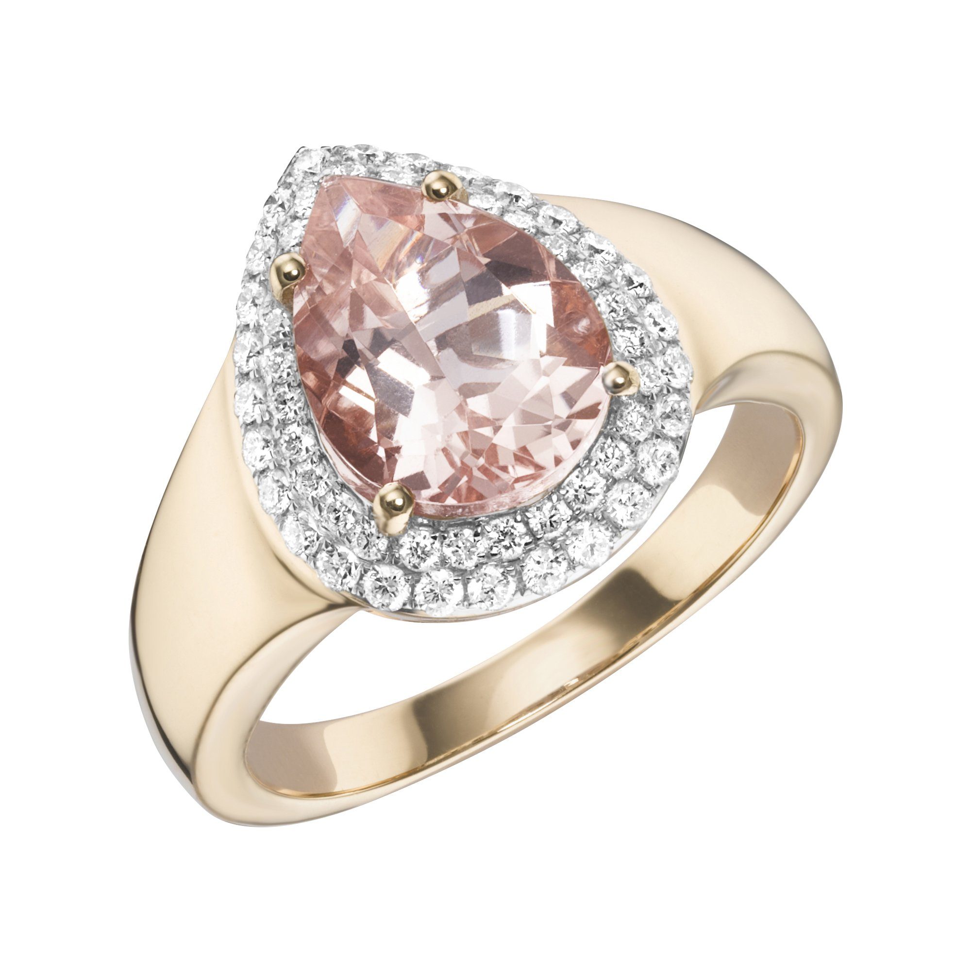 Creazione Bijoux Ring »750/- Roségold mit Morganit und Diamanten«