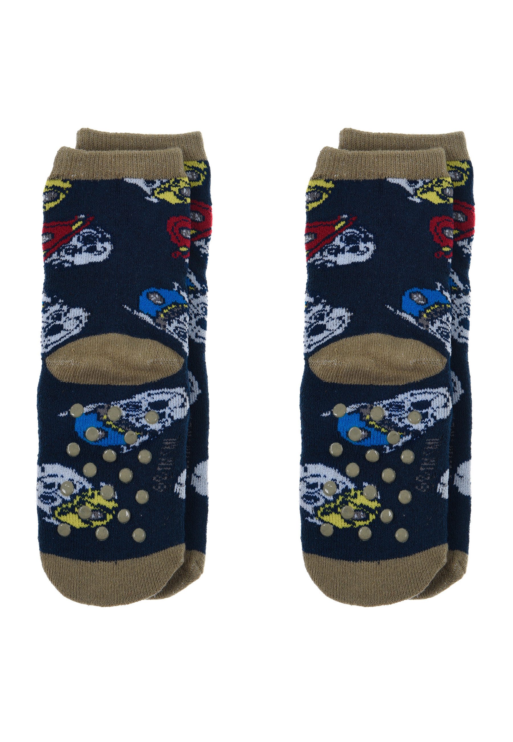 PAW PATROL ABS-Socken Kinder Jungen Socken 2 Paar Set Gumminoppen Stopper-Socken Strümpfe (2-Paar) mit anti-rutsch Noppen