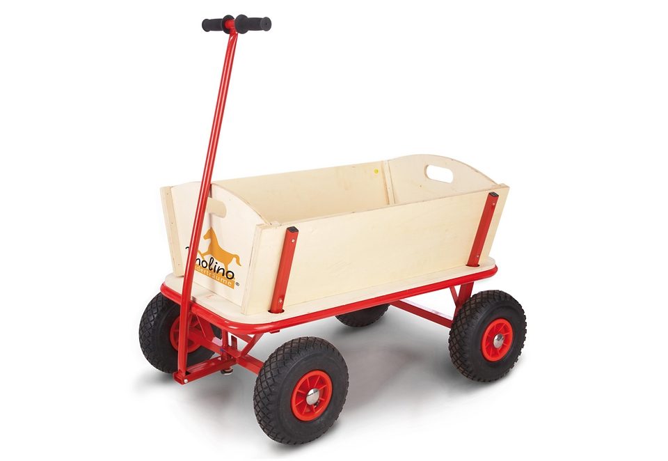 Pinolino® Bollerwagen »Maxi«, aus Holz mit Profilreifen online kaufen