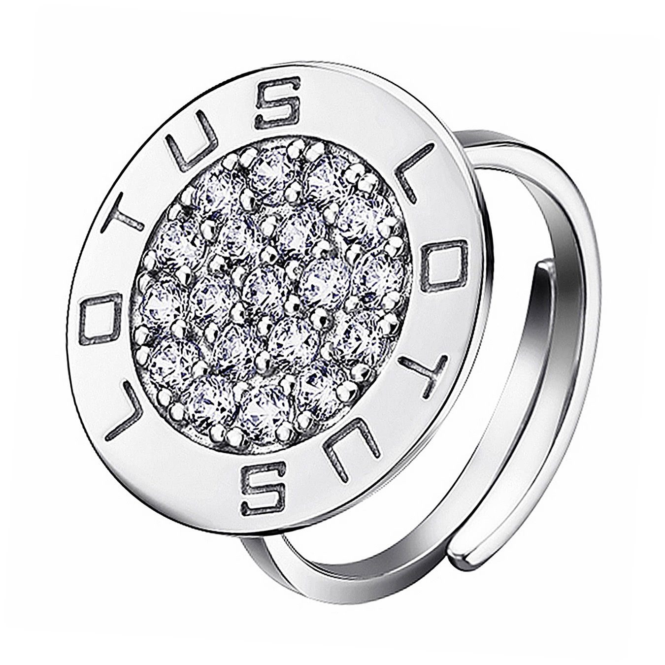 LOTUS SILVER Silberring Lotus Silver Circle Ring LP1252-3/1 (Fingerring), Ring Circle 925 Sterling Silber, Farbe: silber, weiß