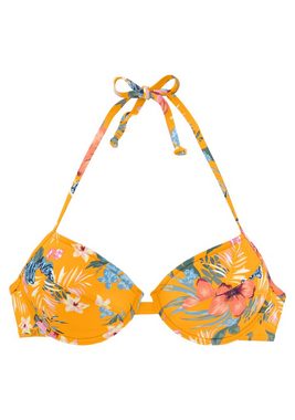 Bench. Push-Up-Bikini-Top Maui, mit floralem Design