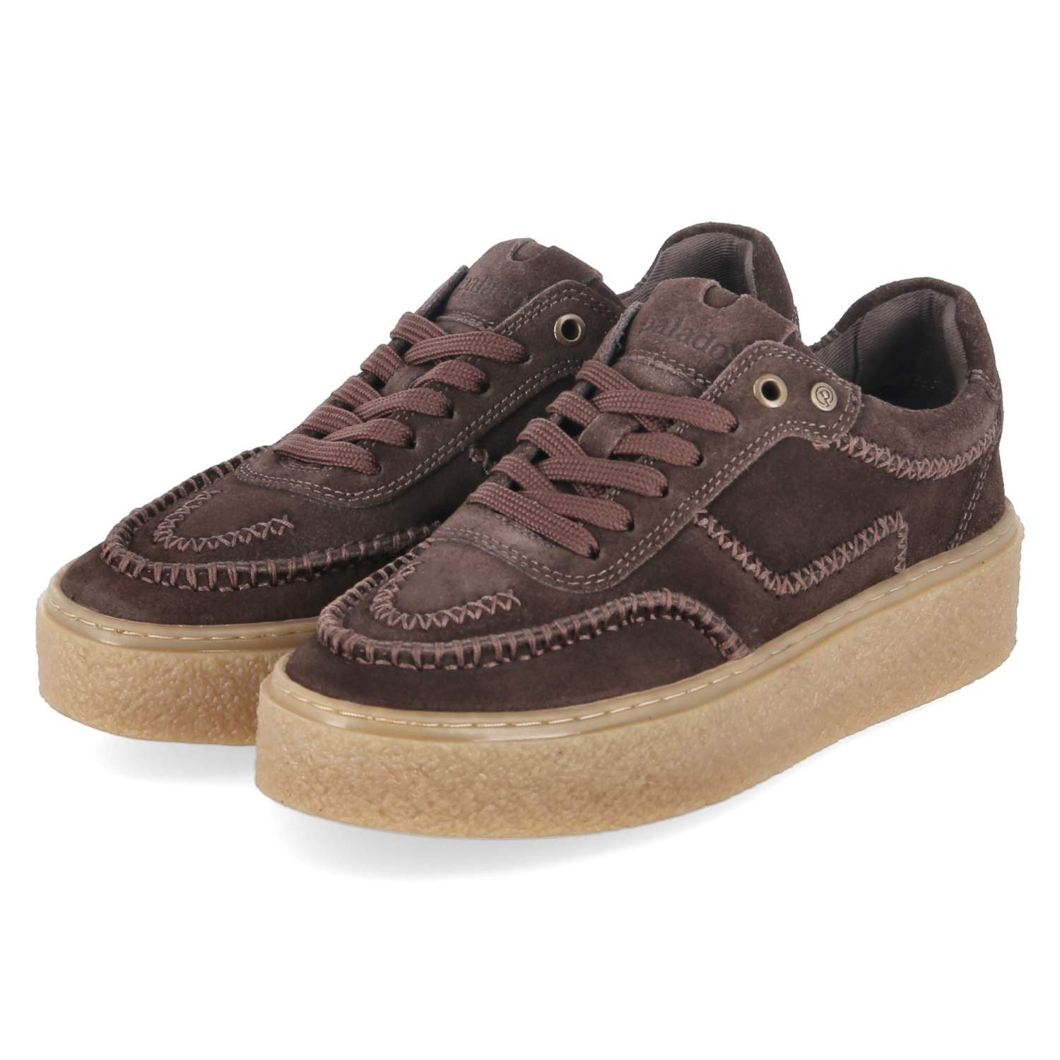 Palado Palado 6NU0400101 3500 Damen Rauleder brown Schnürschuh