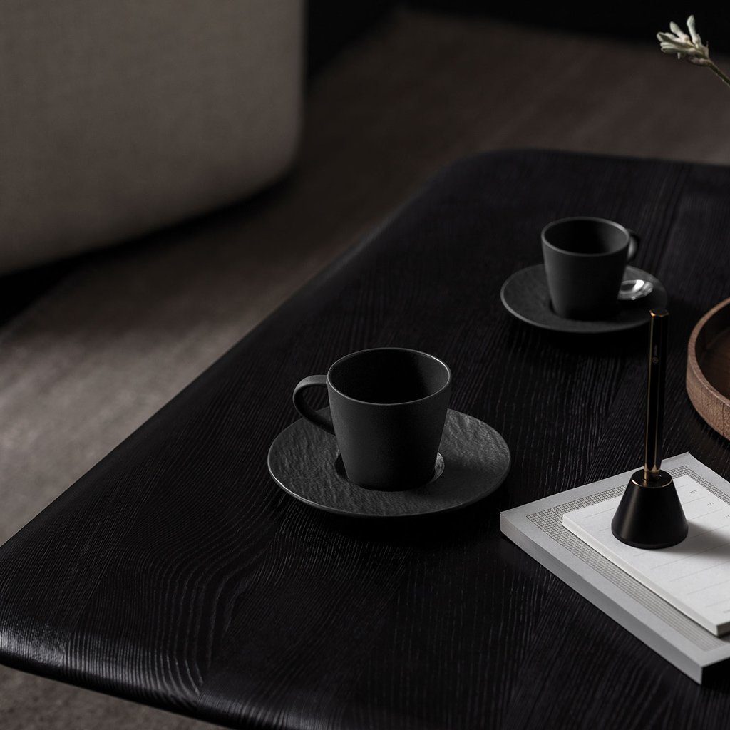 Villeroy & Boch Untertasse Manufacture Untertasse, (1 St), Premium Porcelain, mikrow.- & spülm.sicher, Made in Germany