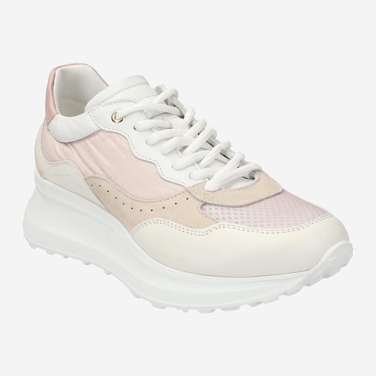 NoClaim KAETY2, Sneaker in Weiß,kombiniert für Damen Sneaker