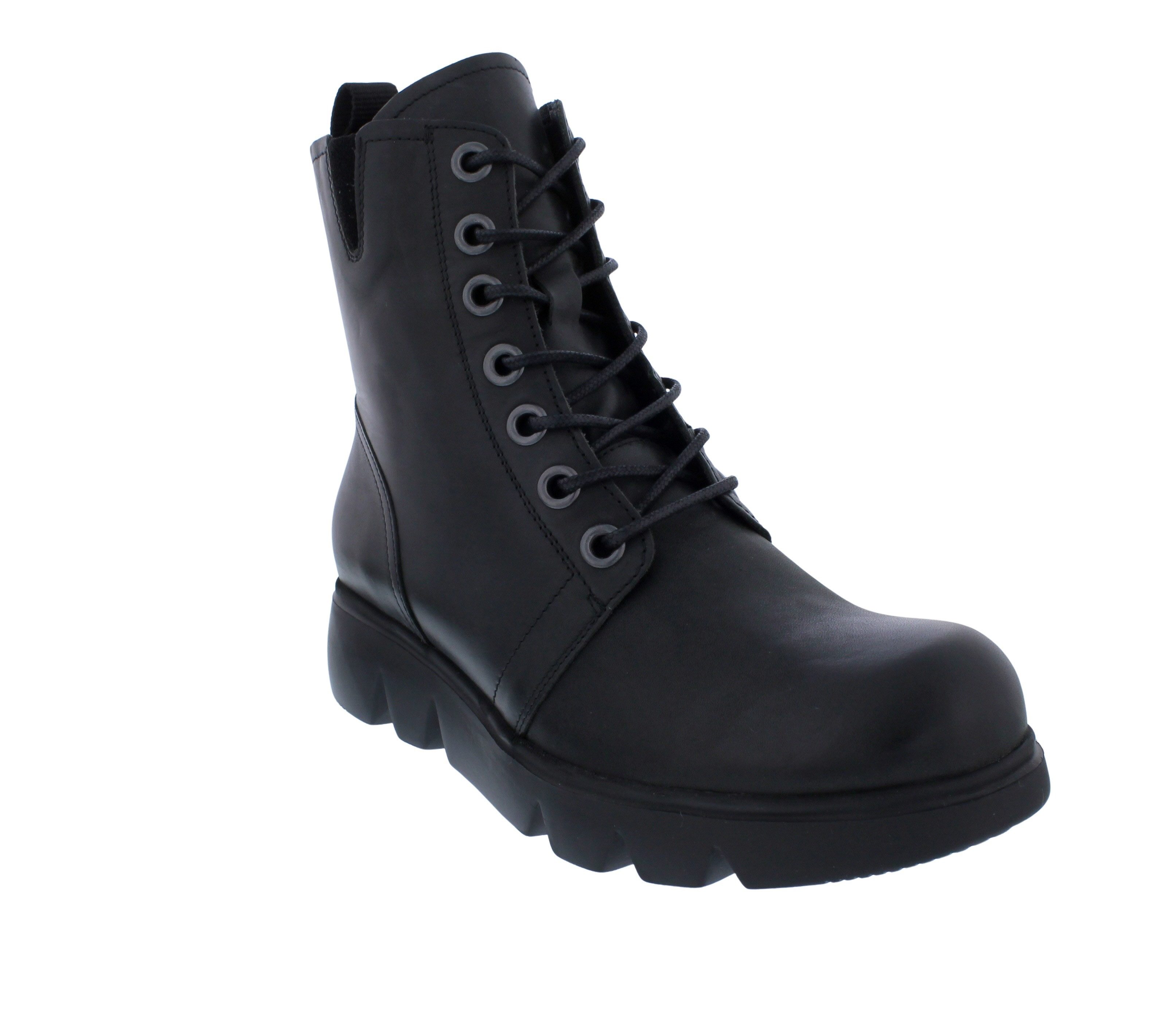 WOLKY Wolky Hope XW Bootie 0632530-000, Softy wax - Glattleder, Schwarz, Sch Schnürstiefel
