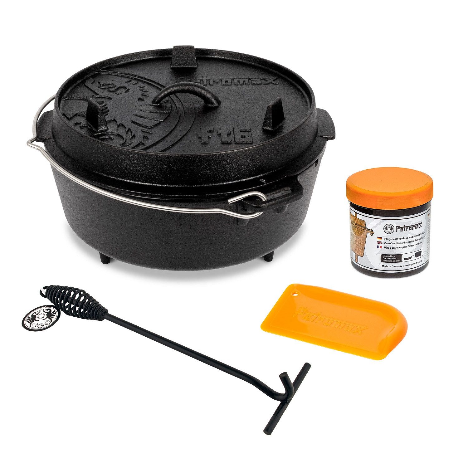 Petromax Grilltopf Petromax Dutch Oven Set ft4.5 Feuerofen Einsteiger Set 4Liter