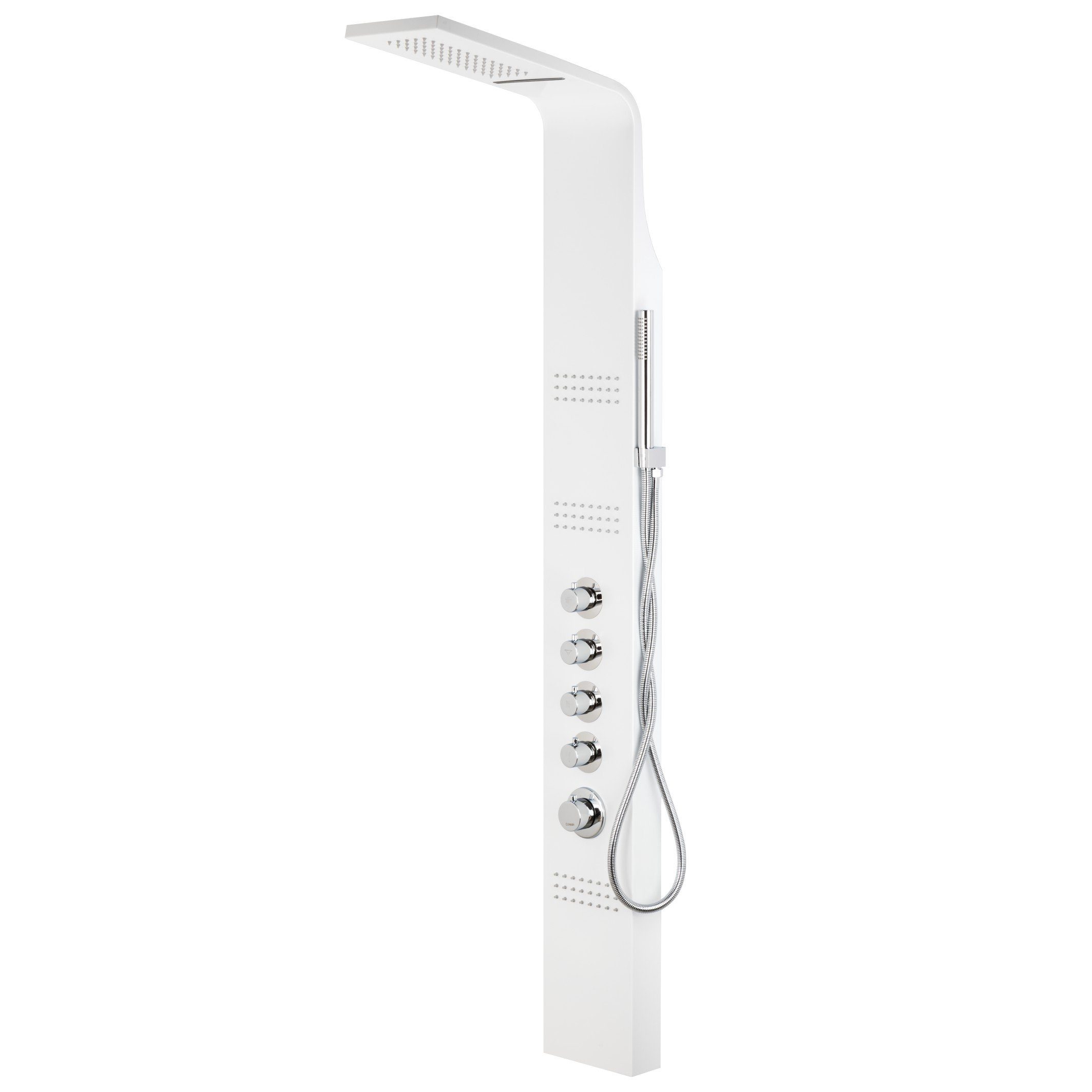 KOLMAN Duscharmatur KASKADA Duschpaneel Thermostatisch Edelstahl günstig online kaufen