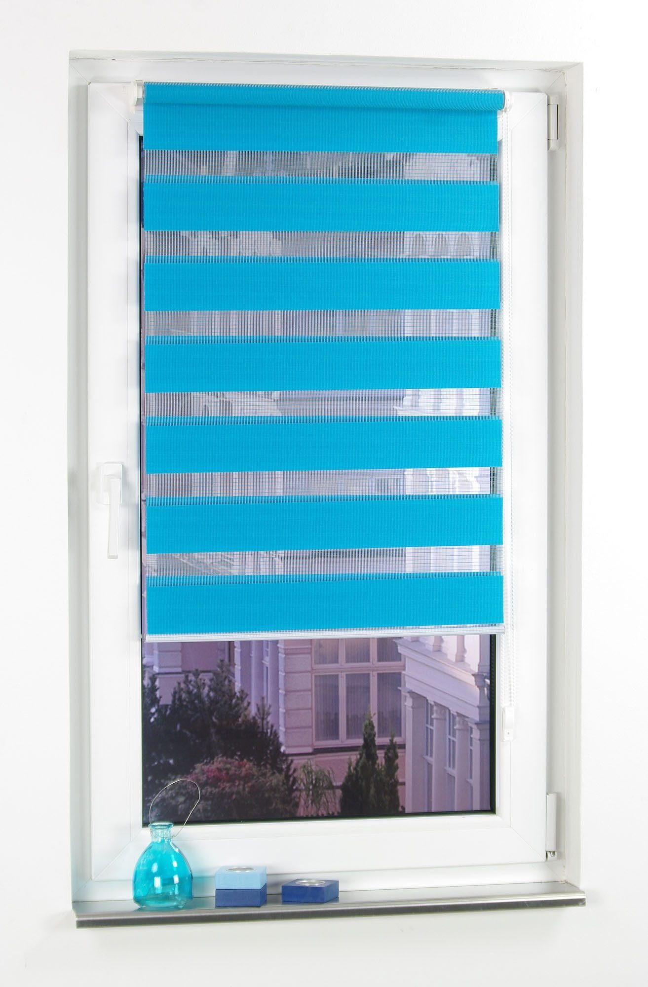 Liedeco Doppelrollo "Klemmfix DUO-Rollo YOUNG COLOURS" Lichtschutz ohne Boh günstig online kaufen