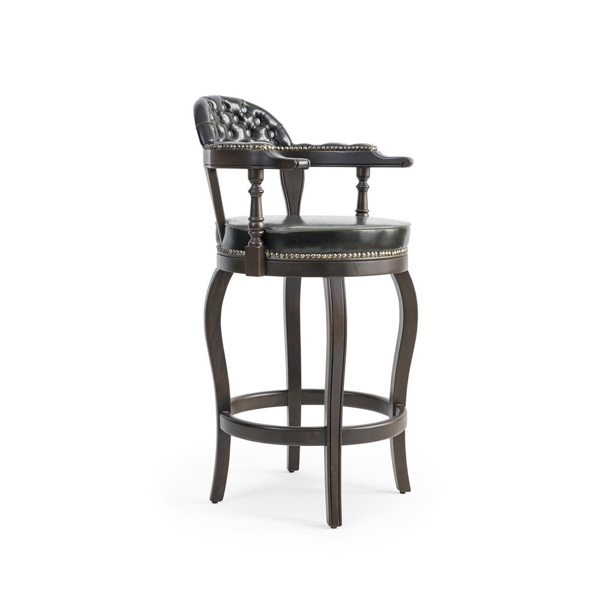 JVmoebel Barhocker Moderner Holzstuhl in Schwarz für Esszimmer und Wohnzimmer (1 St), Made in Europa