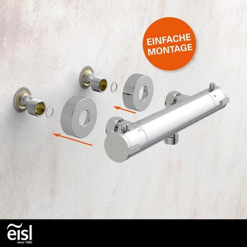 Eisl Duscharmatur CLAUDIO mit Thermostat, Mischbatterie Dusche, Duschthermostat in Chrom