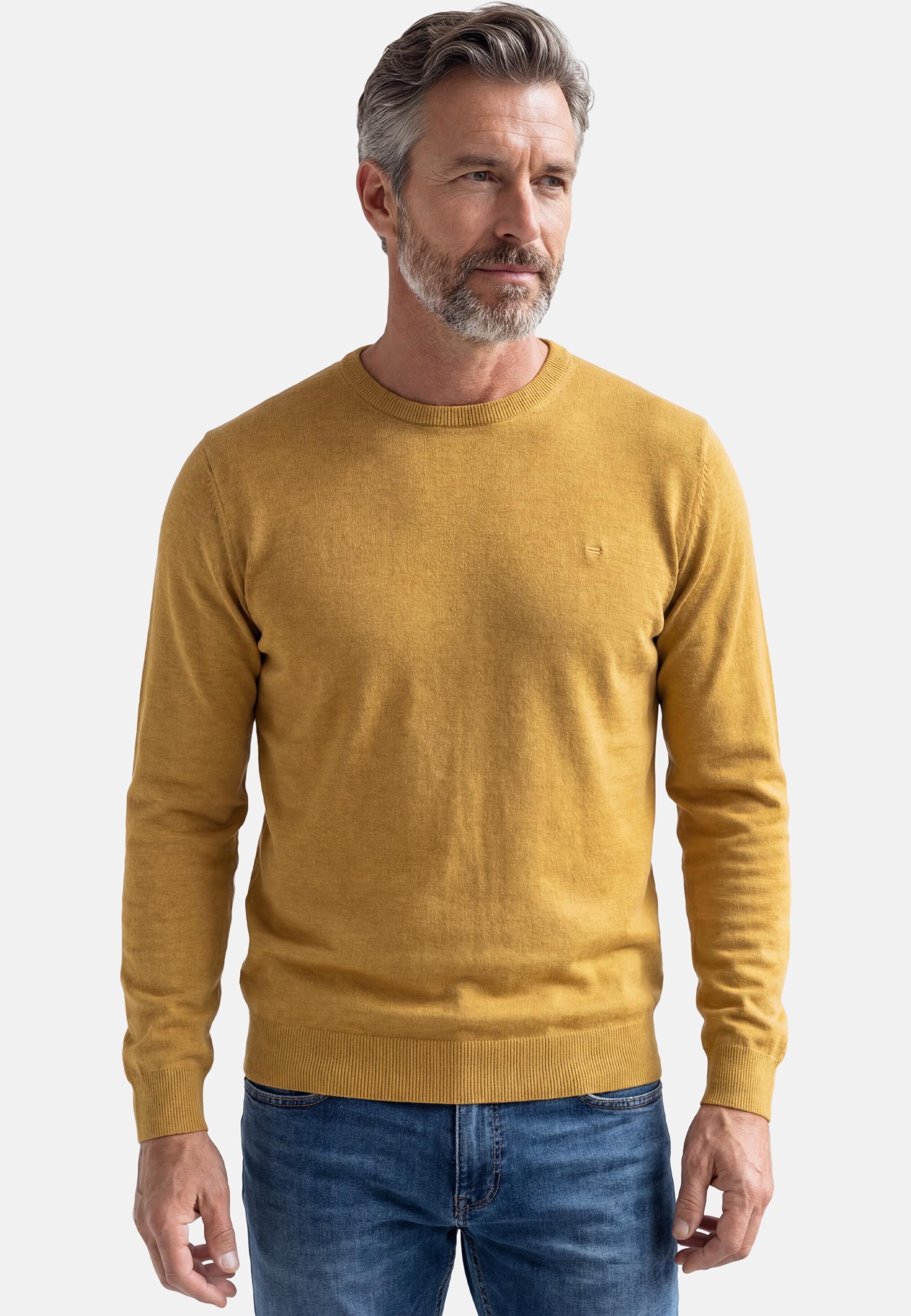 Redmond Rundhalspullover Basic (1-tlg) Pullover - Baumwolle - Atmungsaktiv - Weicher Feinstrick
