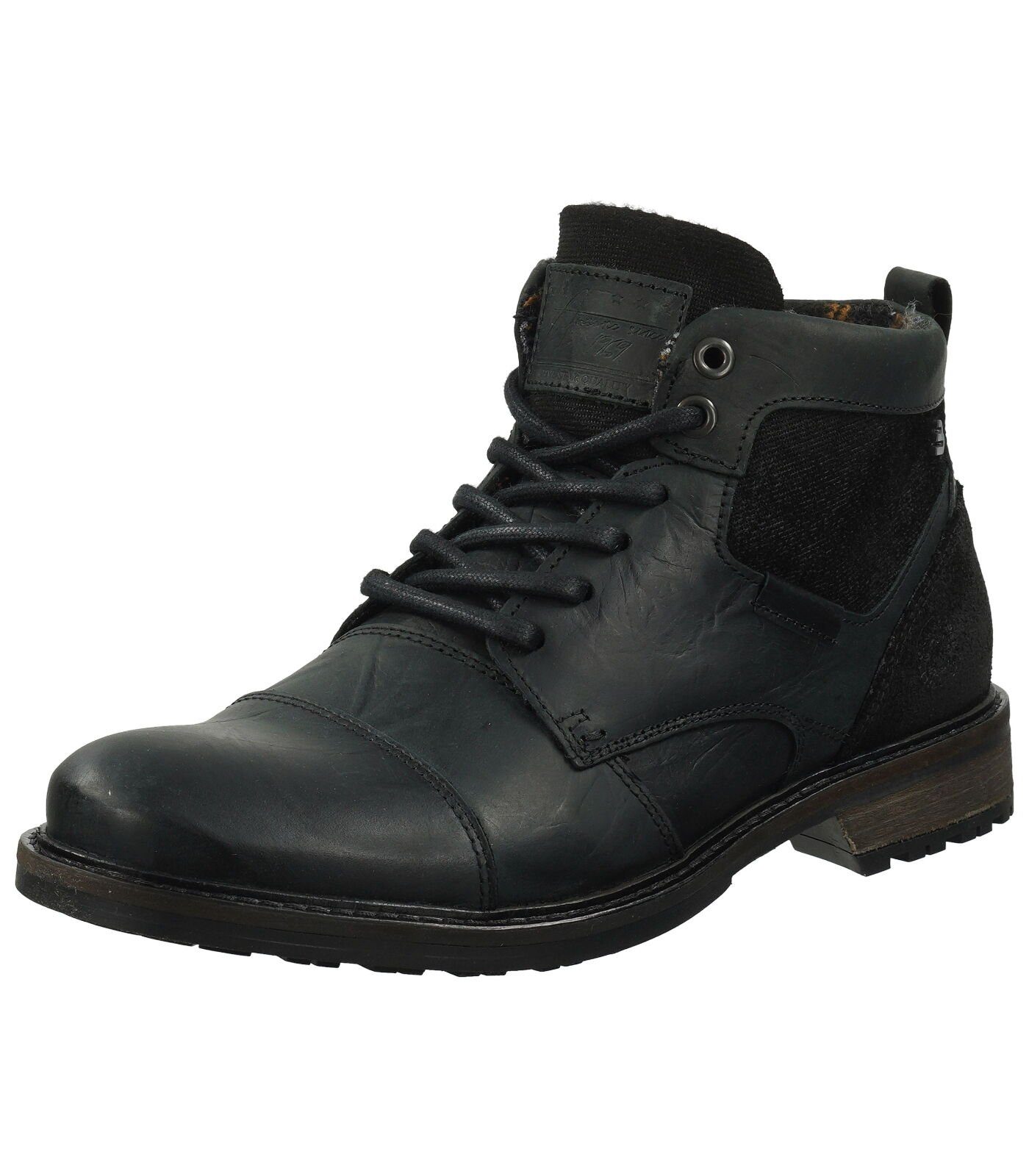 Bullboxer Stiefelette Leder Schnürstiefelette