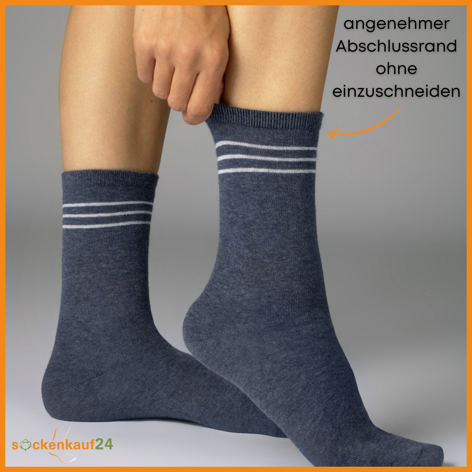 sockenkauf24 Basicsocken 10 Paar Damen Socken Mehrfarbig Streifen Punkte (34924, 35-38) Herzen Maritim Baumwolle – Bild 4 von 5