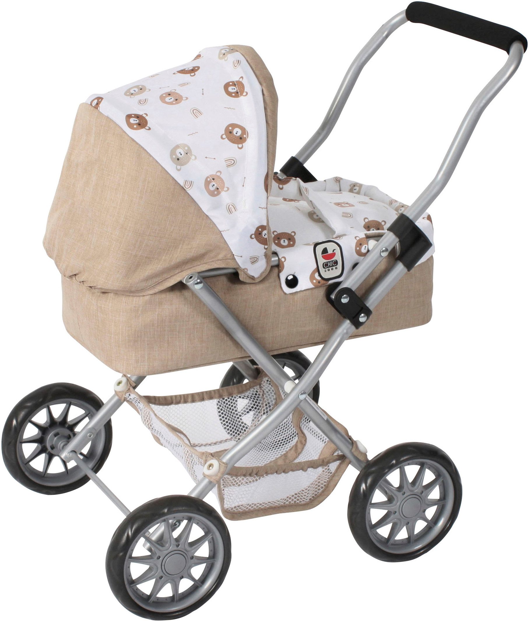 CHIC2000 Puppenwagen Smarty, Mini-Kuschelwagen, mit herausnehmbarer Tragetasche