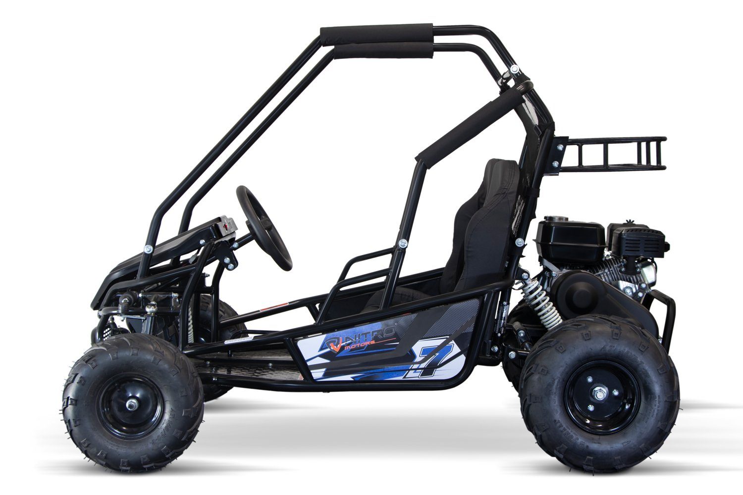 Nitro Motors Quad Kinder Forest midi 212cc Gokart Buggy ccm ATV, PRM Quad Automatik Blau 212,00