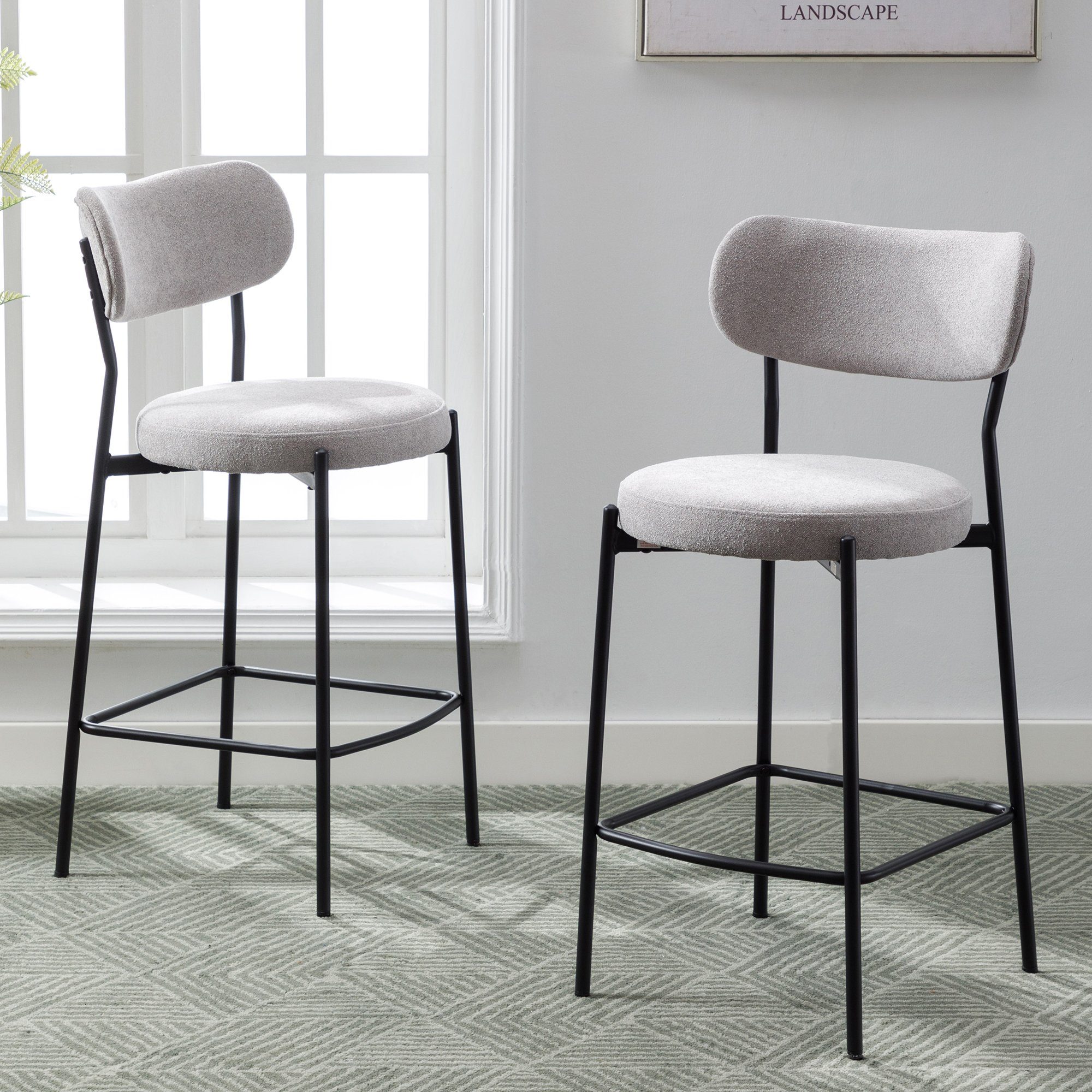 Duhome Barhocker (5411A1), Barstuhl 2er Set Tresenhocker Küchenhocker aus S günstig online kaufen