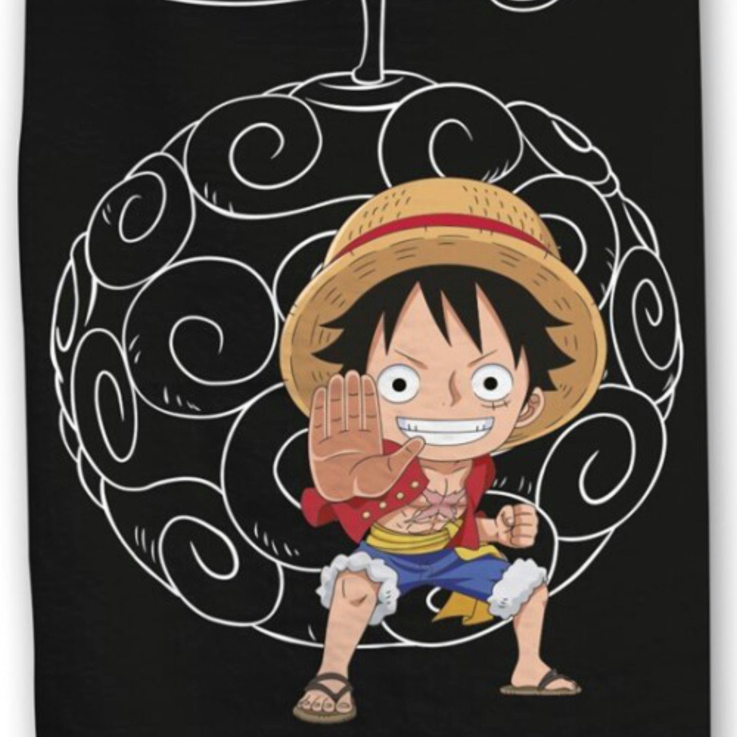 One Piece Anime Strandtuch One Piece Monkey D Ruffy Mikrofaser Strandtuch Handtuch Badetuch, 70x140 cm