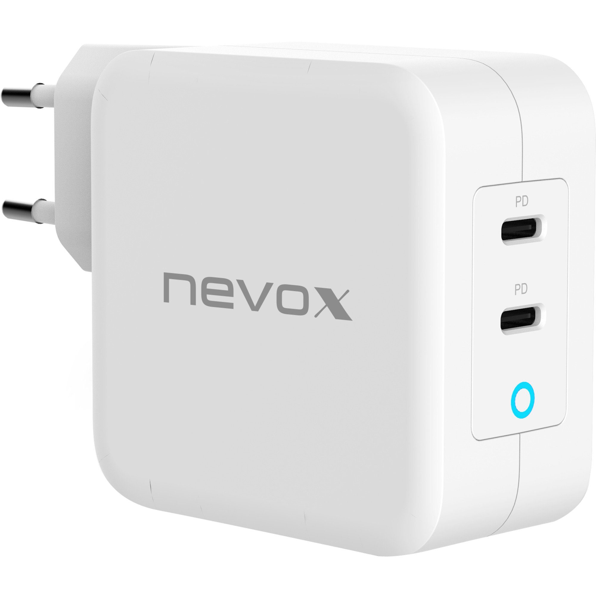 Nevox 100W DUAL USB-C Power Delivery, Ladegerät Netzteil