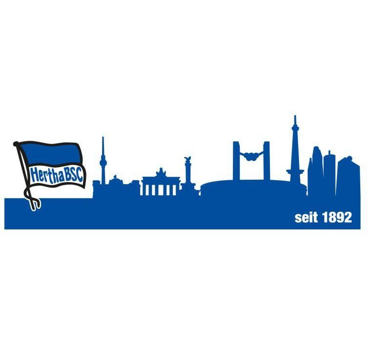 Hertha BSC Skyline St) (1 Wall-Art Wandtattoo Fußball