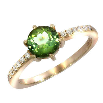 Creazione Bijoux Ring »750/- Rotgold mit Turmalin und Diamanten«