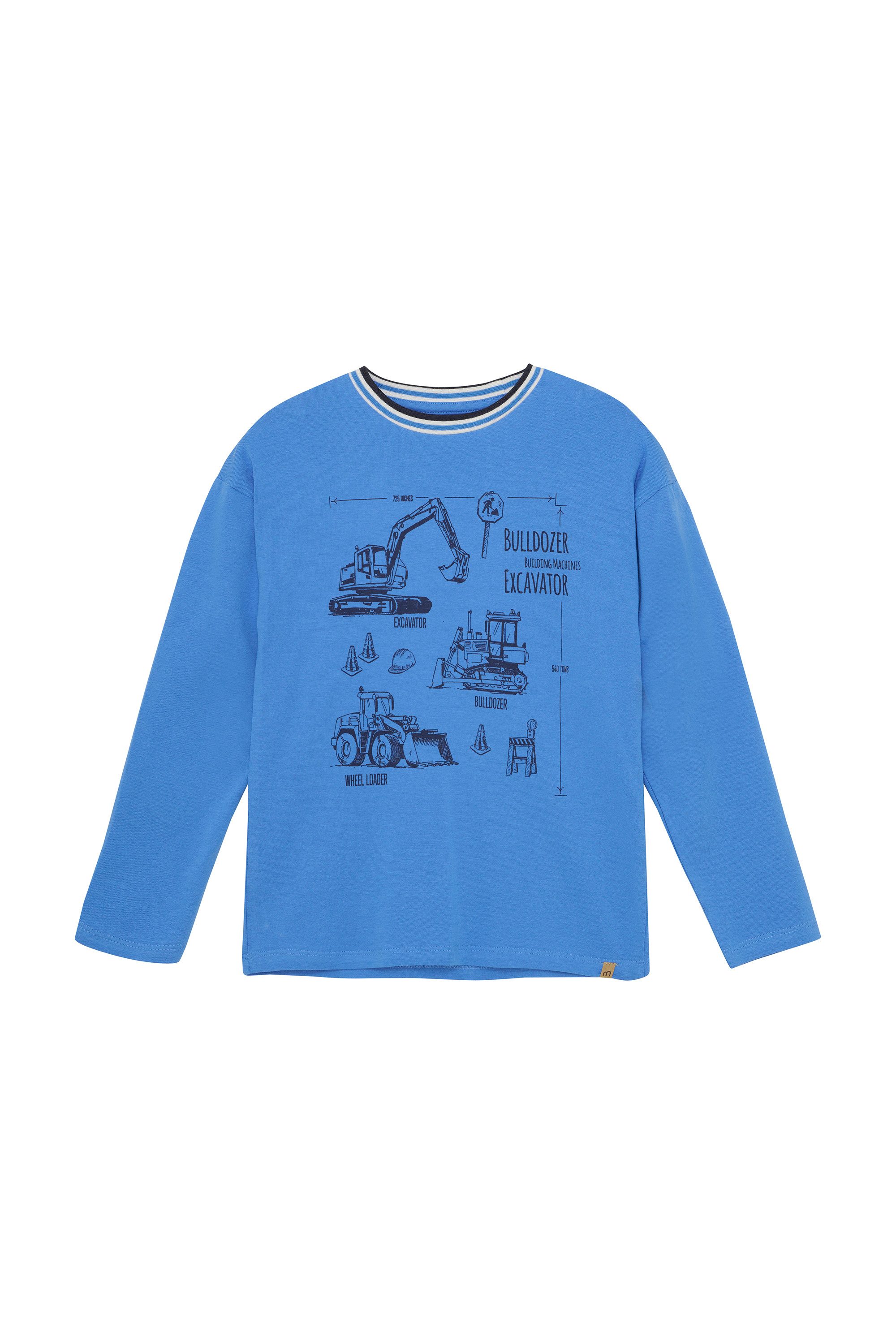 Minymo Sweater MIT-shirt LS Modisches Sweatshirt mit Aufdruck