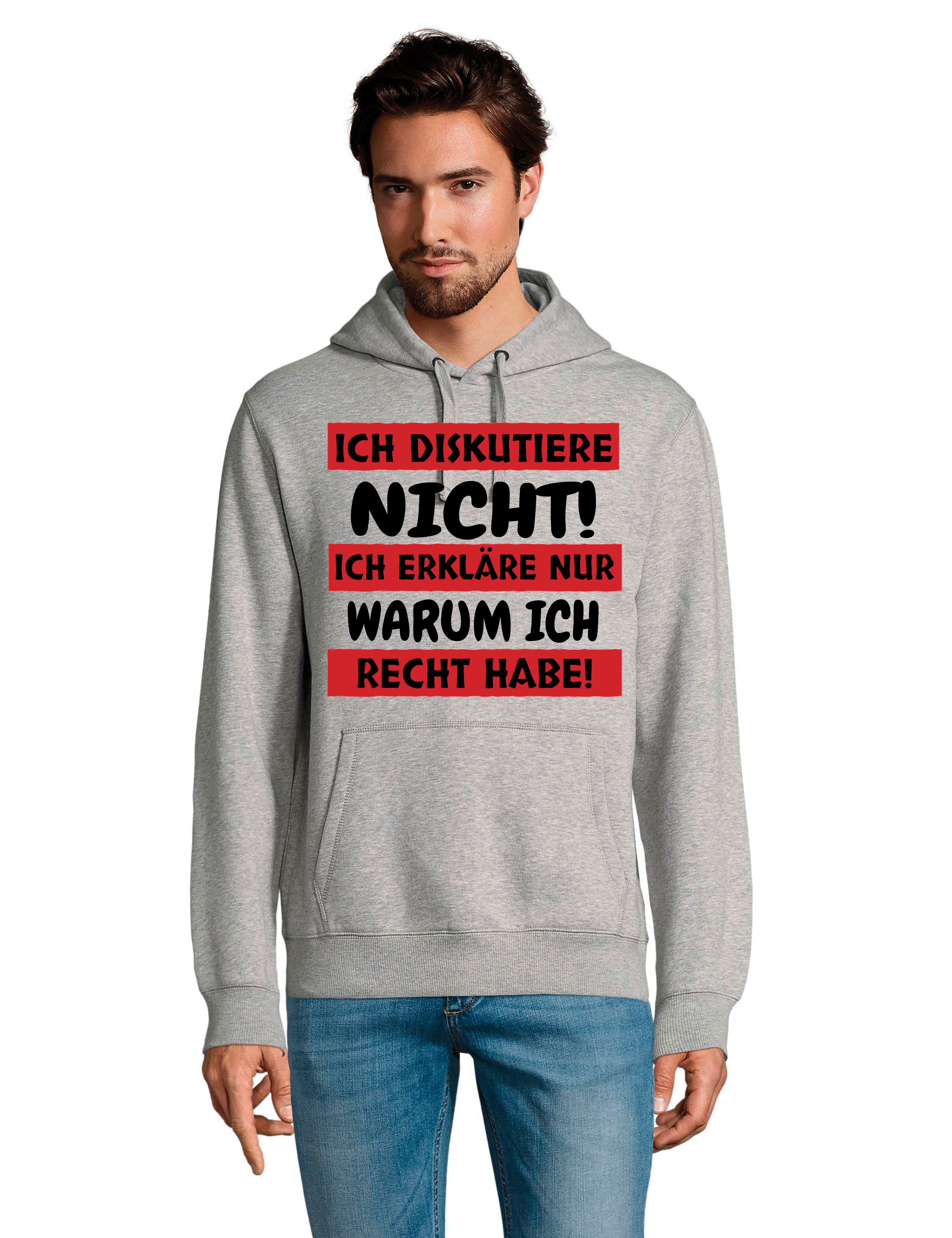Youth Designz Kapuzenpullover "Ich diskutiere nicht" günstig online kaufen