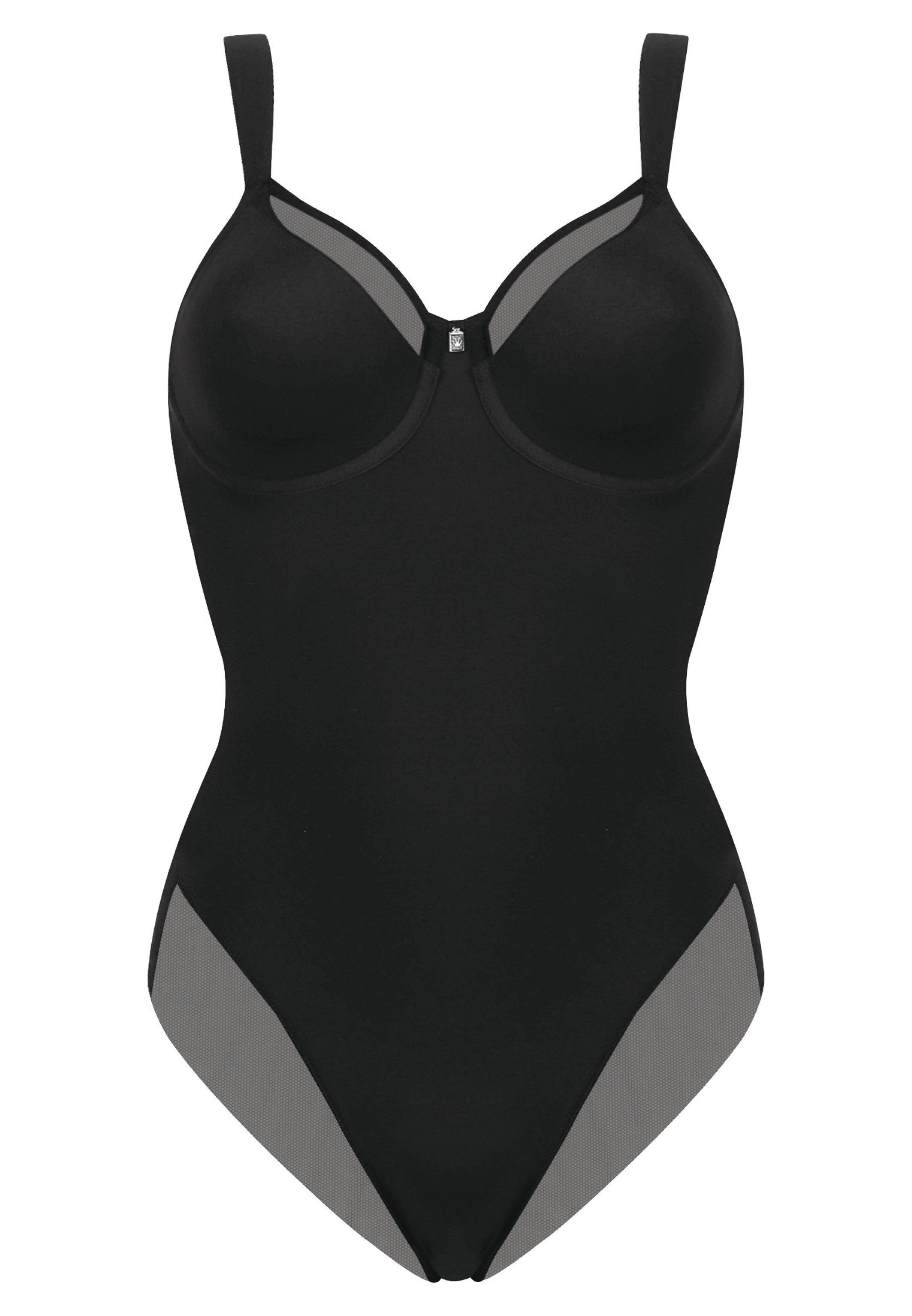 (1-tlg) Body zarter Cups, Triumph Shape Formende, Body Sensation Tüll-Spitze BSW - ungepolsterte aus Schwarz Details True