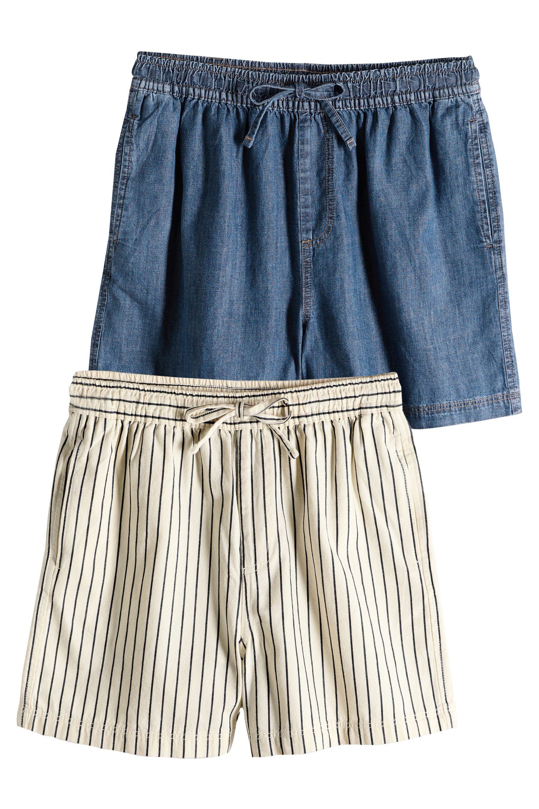 The Set Shorts The Set Denim-Schlupfshorts, 2er-Pack (2-tlg) günstig online kaufen