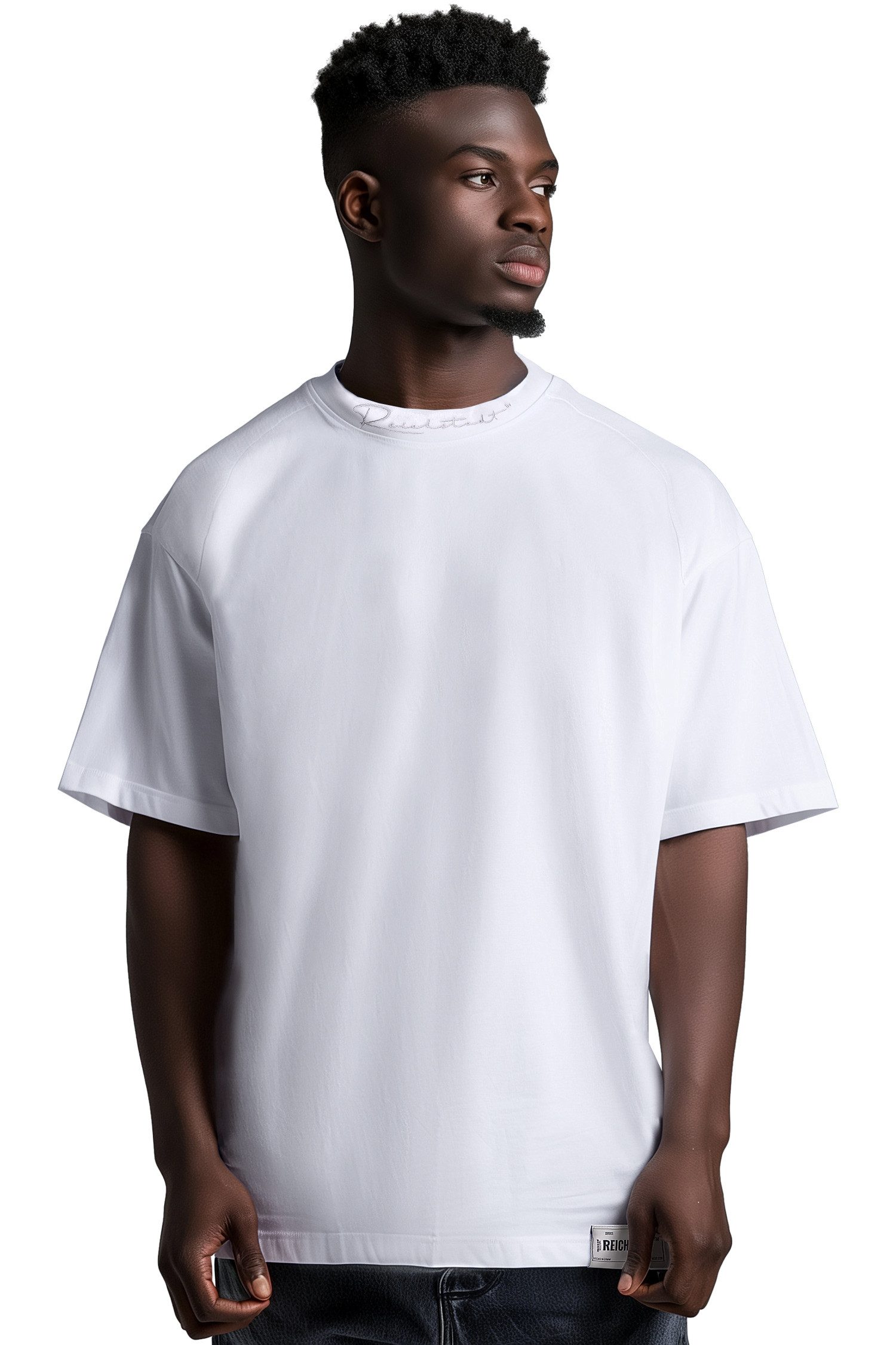 Reichstadt Oversize-Shirt Casual Kurzarm T-shirt 23RS041 günstig online kaufen