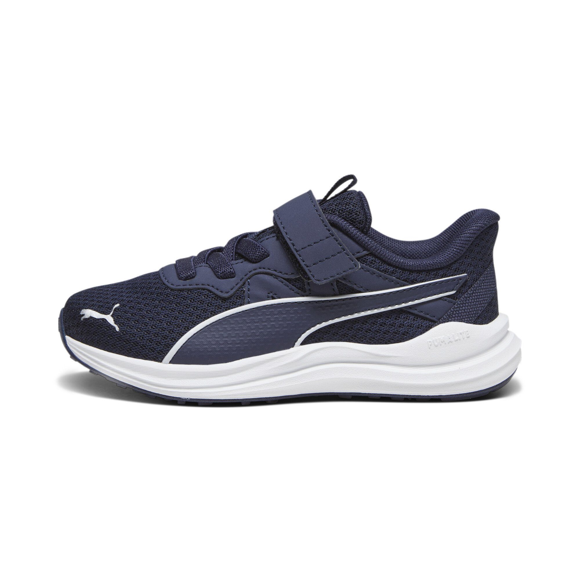 Navy White Blue Laufschuhe Reflect Silver Sneaker Metallic PUMA Lite