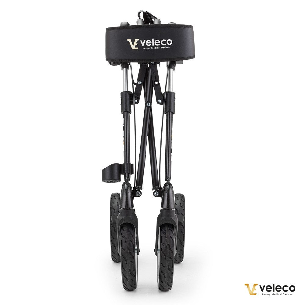Veleco Rollator Veleco FLEXO CARBON - Ultraleicht und Modern - mit Sitz - Faltbar