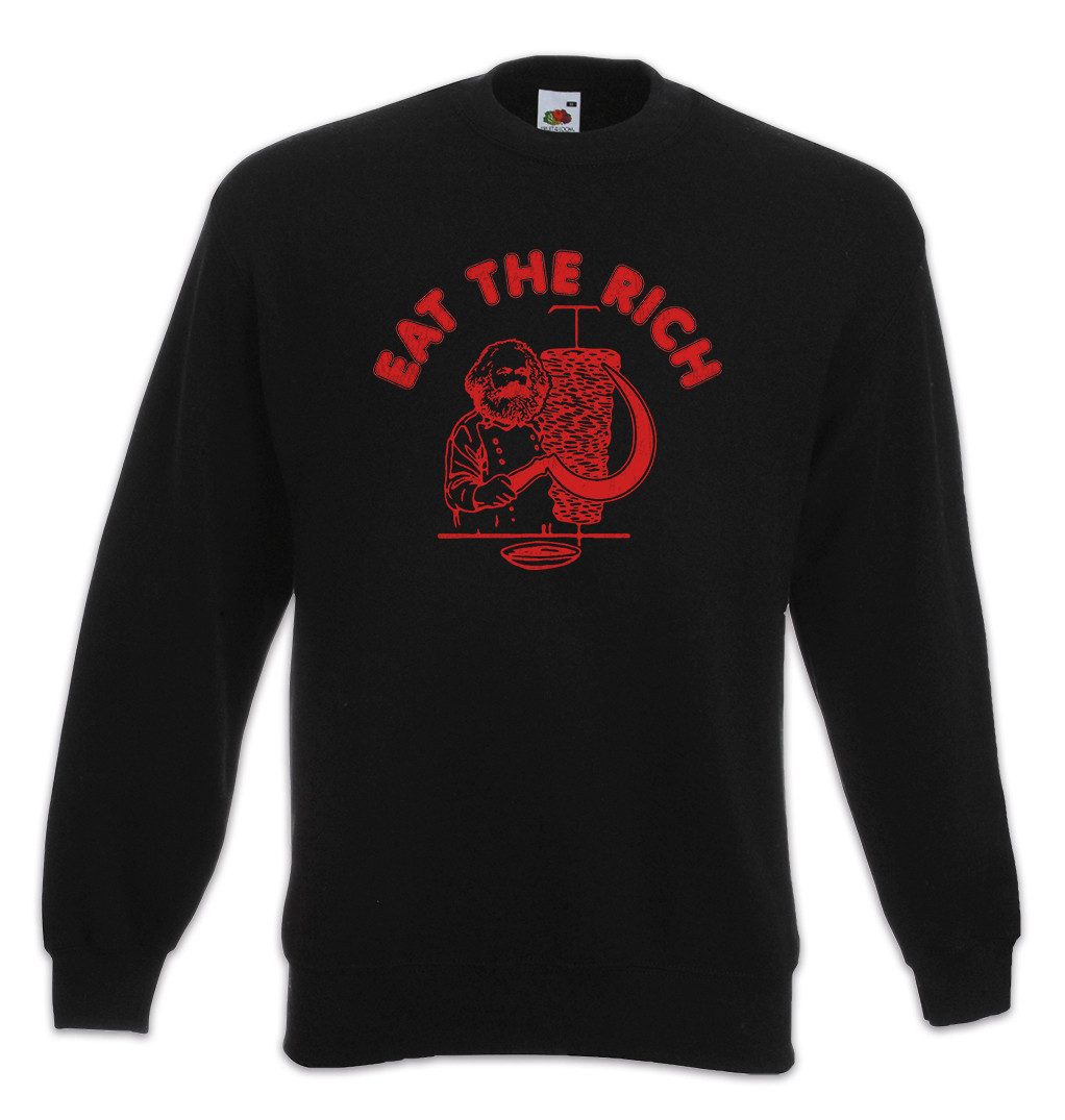 Sweatshirt Eat The Rich Sweatshirt Karl Socialism Communism Marx Kebap DDR Döner
