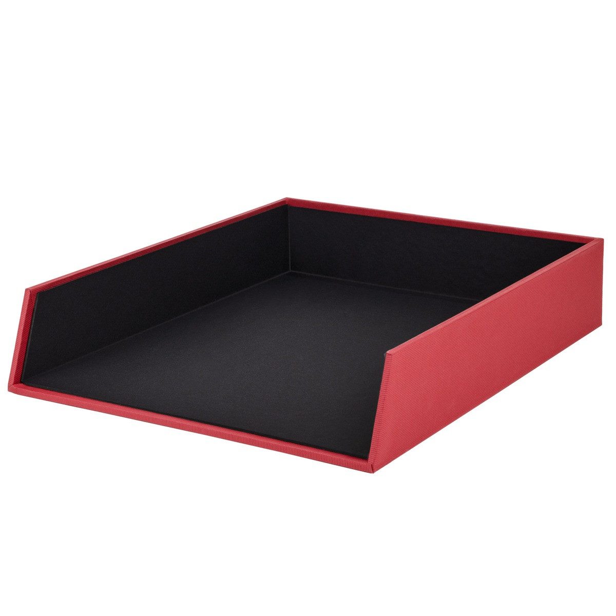 Rössler Aufbewahrungsbox RÖSSLER Ablagekorb Rot Stapelbar rot 260x60x320mm