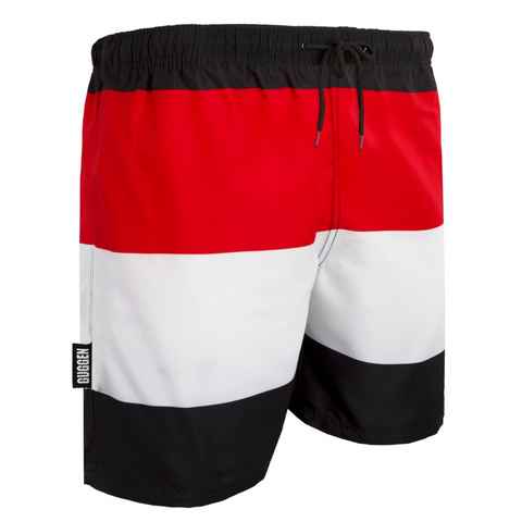 GUGGEN Mountain Badehose Badehose Herren Beachshorts Boardshorts Strandhose YSB597 gestreift Muster