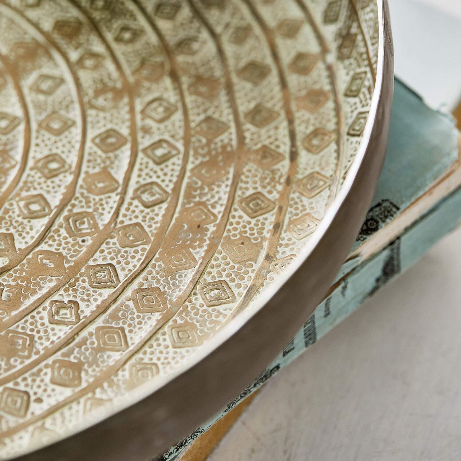 Mirabeau Tablett Tablett 2er Set Birse antikbronze, Aluminium