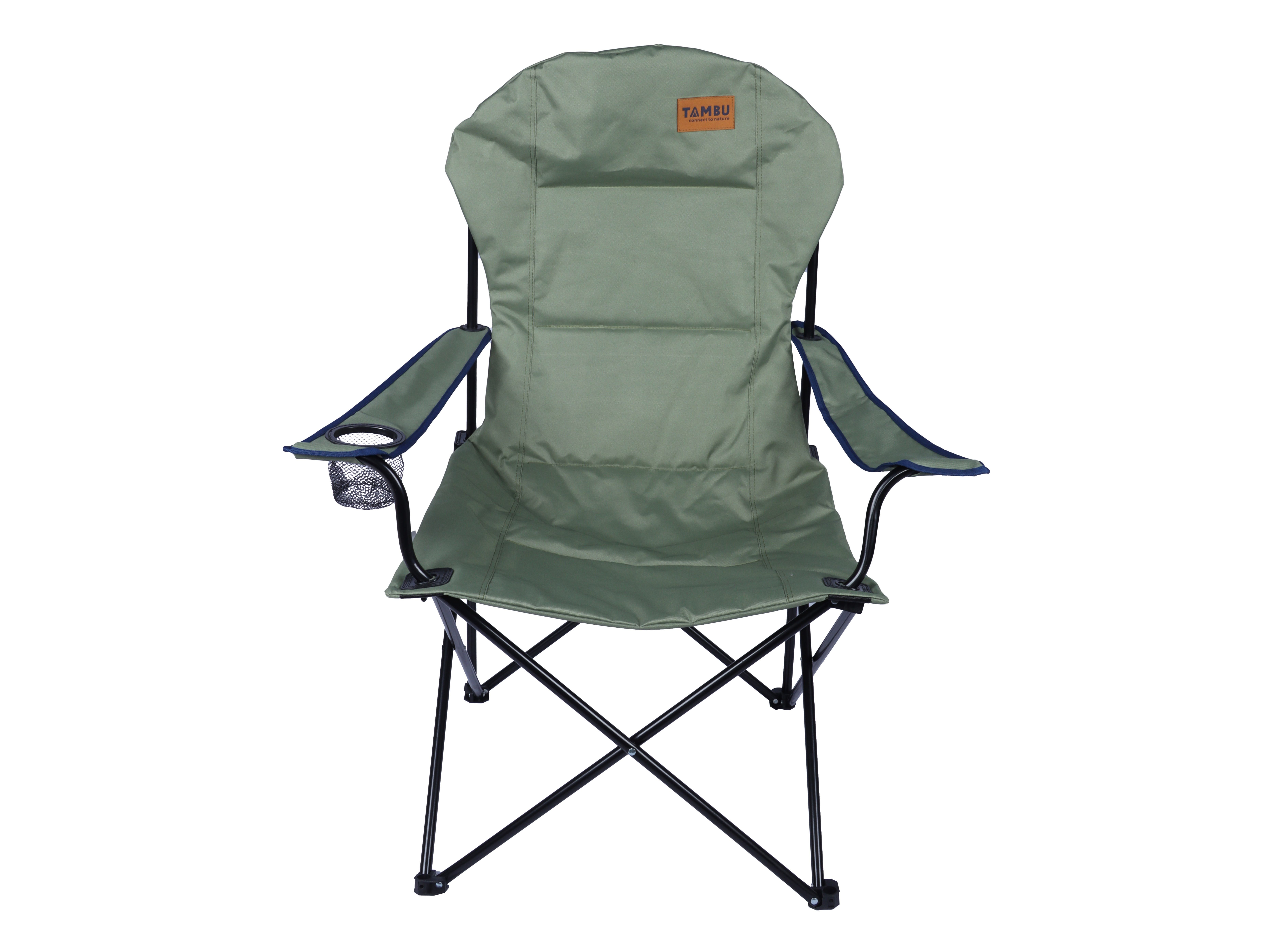 Tambu Campingstuhl TAMBU - BENGALA - Camping-Faltstuhl, 100% recycelter Polyester, PFC-FREI