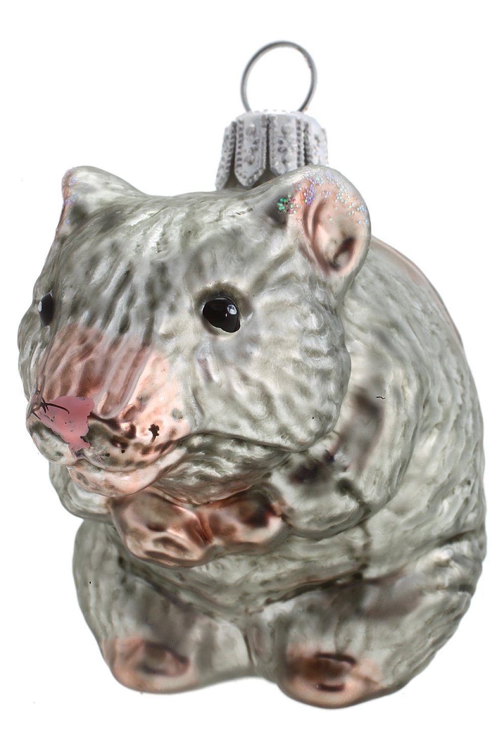 Hamburger Weihnachtskontor Christbaumschmuck Maus, mundgeblasen - handdekoriert